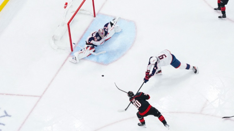 Elvis Merzļikins. Foto: USA TODAY Sports via Reuters Connect/Scanpix