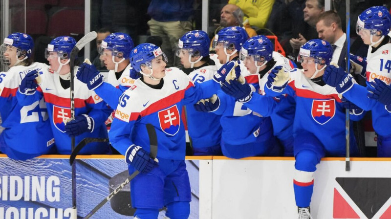 Slovākijas hokejisti. Foto: IIHF