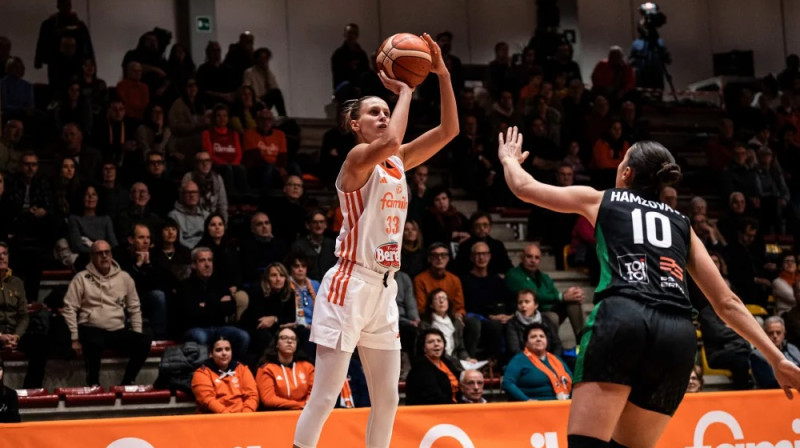 Kitija Laksa. Foto: EuroLeague Women