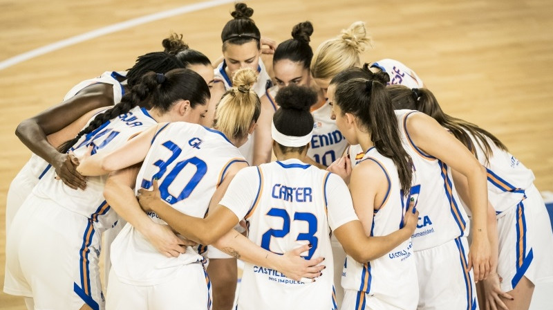 Salamankas basketbolistes. Foto: Perfumerias Avenida