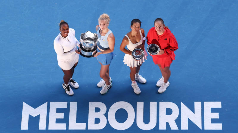 "Australian Open" finālistes. Foto: AFP/Scanpix