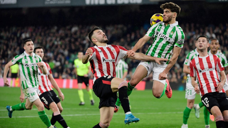 Mirklis no Seviljas "Real Betis" un Bilbao "Athletic" cīņas. Foto: Cristina Quicler/AFP/Scanpix