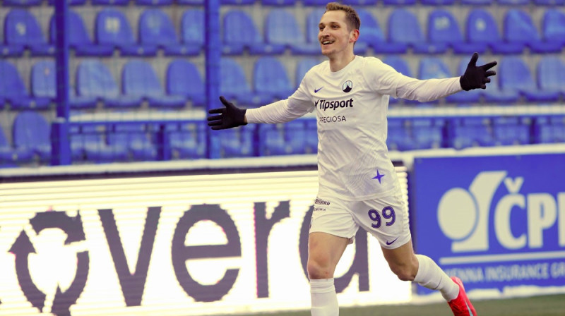 Raimonds Krollis. Foto: Jaroslav Appeltauer/FC Slovan Liberec