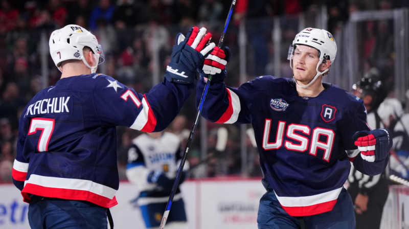 Breidijs un Metjū Tkačuki. Foto: USA Hockey