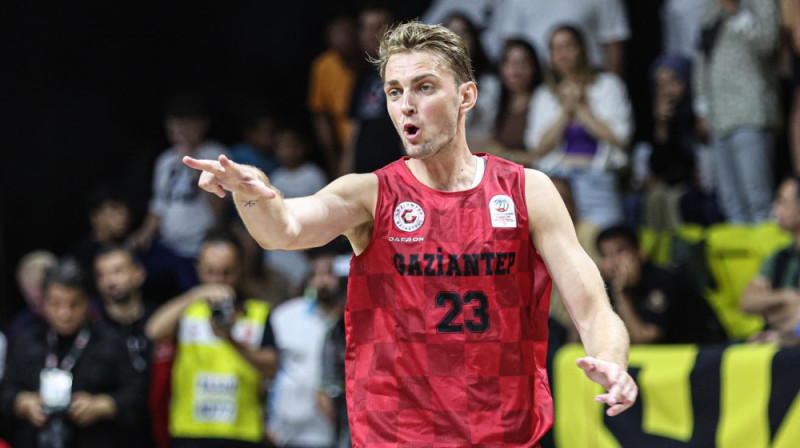Rolands Freimanis. Foto: Gaziantep Basketbol