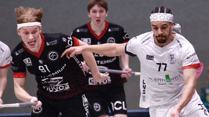 Epizode no Kristapa Novikova pārstāvētās komandas spēles, foto: SSF Dragons Bonn