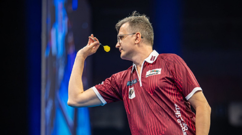 Valters Melderis. Foto: https://www.pdc.tv.