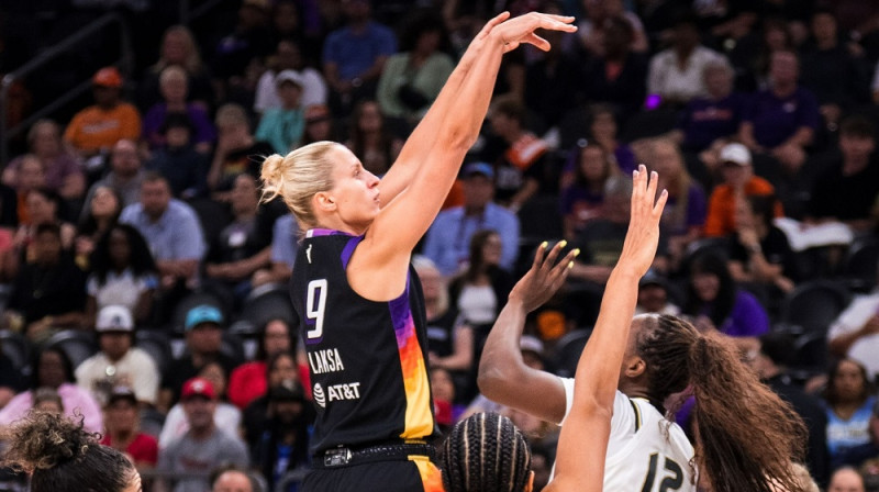 Kitija Laksa 2025. gada 27. maijā. Foto: Phoenix Mercury