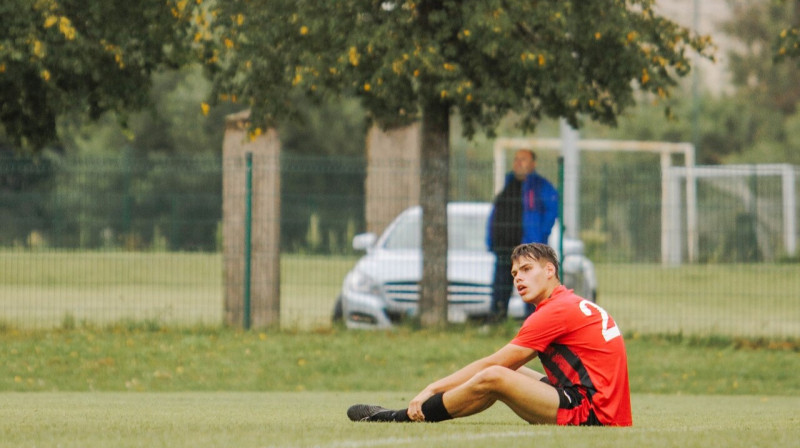 Ilūkstes "Augšdaugavas NSS" futbolists. Foto: Aivars Baranovs/Leevon PPK