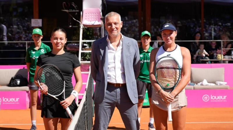 Maja Hvaliņska un Darja Semeņistaja. Foto: Andre Capel / Banque Gonet & Cie SA