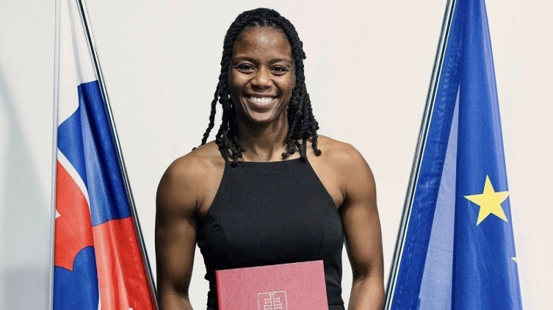 Kaira Lamberte. Foto: Slovākijas Basketbola federācija