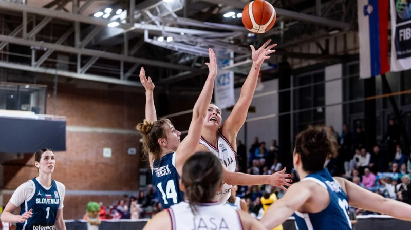 Aleksa Gulbe 2025. gada 12. novembrī. Foto: FIBA