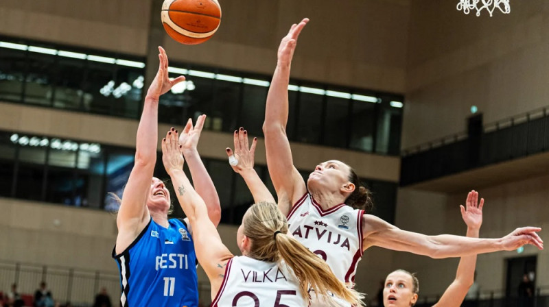 Mailisa Poka, Kate Vilka, Anete Šteinberga 2025. gada 18. novembrī. Foto: Mikus Kļaviņš