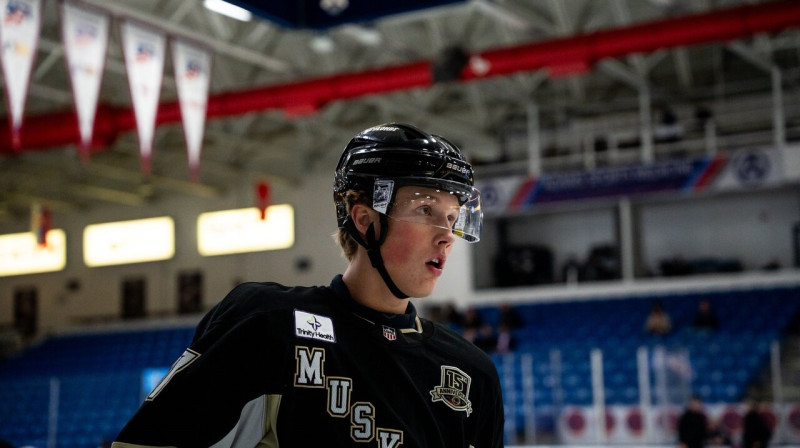 Rūdolfs Bērzkalns. Foto: Muskegon Lumberjacks