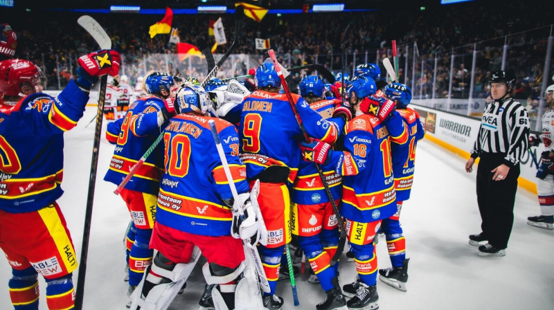 Helsinku "Jokerit" hokejisti. Foto: Helsingin Jokerit