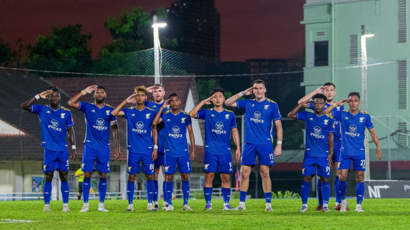 "Visakha" futbolisti, tostarp Vitālijs Jagodinskis. Foto: Visakha FC