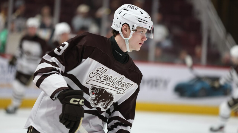 Ēriks Mateiko. Foto: Hershey Bears