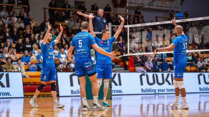 Pērnavas vienības volejbolisti. Foto: Aivar Kütt/Pärnu Võrkpalliklubi