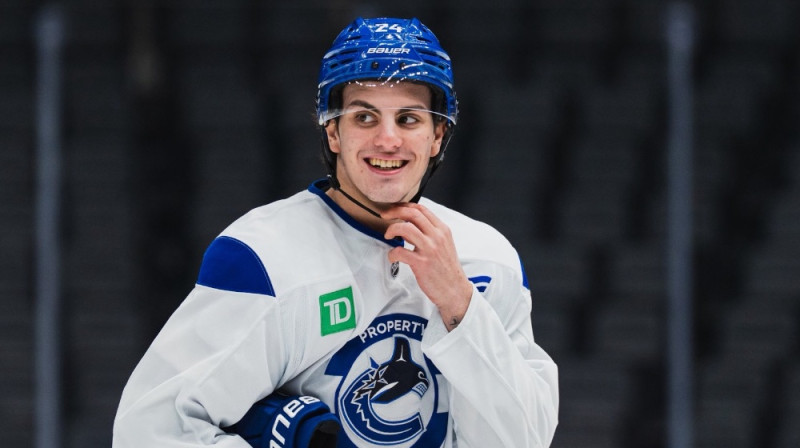 Zīvs Bujums. Foto: Vancouver Canucks