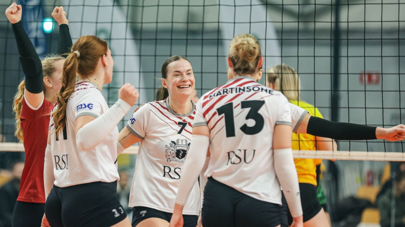 RSU volejbolistes. Foto: volejbols.lv