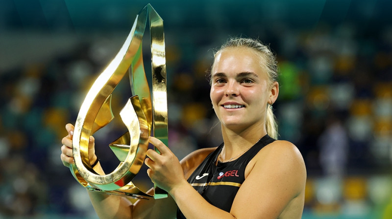 Sāra Bejleka. Foto: Mubadala Abu Dhabi Open