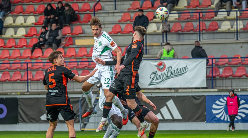 Daniels Balodis uzbrukumā. Foto: FC Tatran Prešov