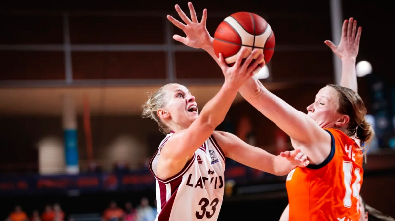 Kitija Laksa 2026. gada 14. martā. Foto: FIBA
