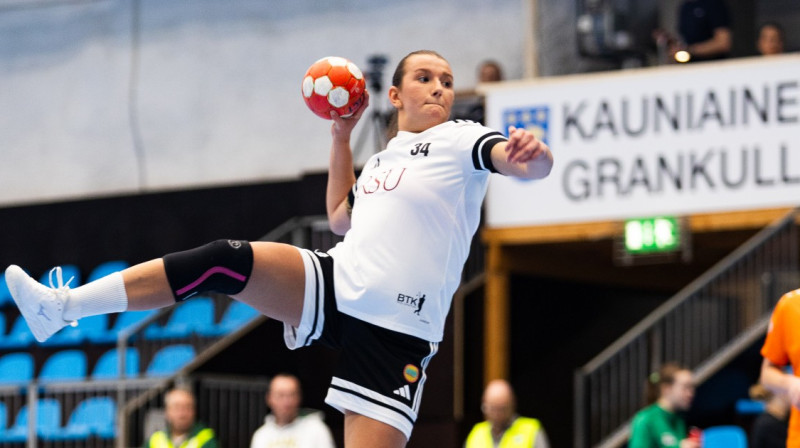 RSU handboliste Alete Petersena Lunda. Foto: LHF