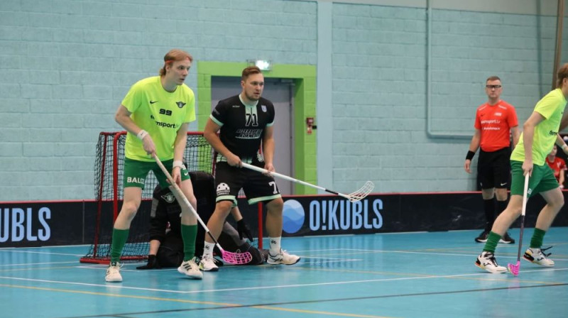 "FBK Baloži" un "Aizkraukle/Koknese" četrās spēlēs nav pratuši noskaidrot labāko komandu sērijā, foto: FBK Baloži