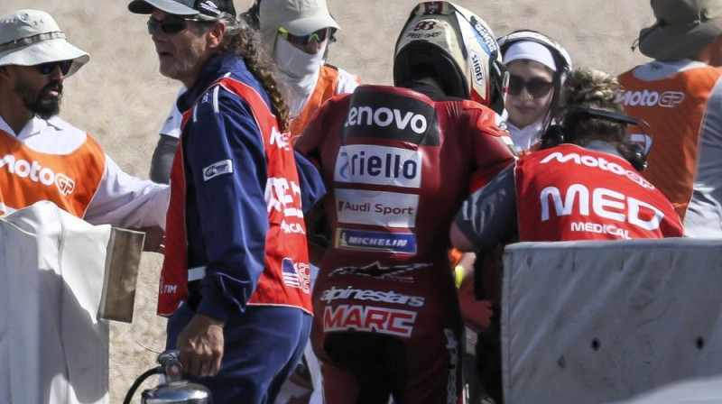 Marks Markess pēc kritiena. Foto: Motorsport.com