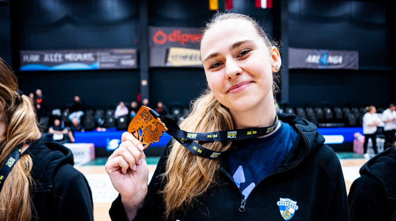 Anna Liepiņa 2026. gada 4. aprīlī Gargždu arēnā. Foto: Kamile Linkevičiūte