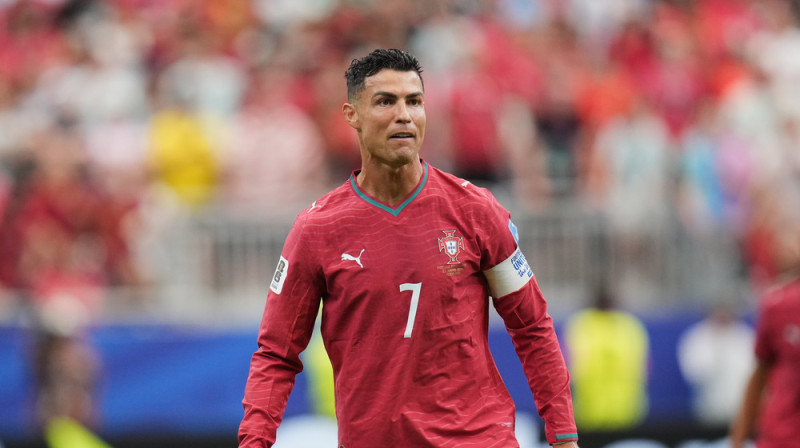 Portugāles izlases uzbrucējs Krištianu Ronaldu. Foto: AP Photo/Eric Gay/Scanpix