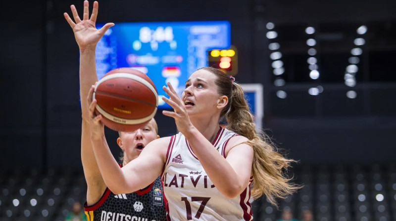 Anna Liepiņa 2026. gada 5. jūlijā. Foto: FIBA