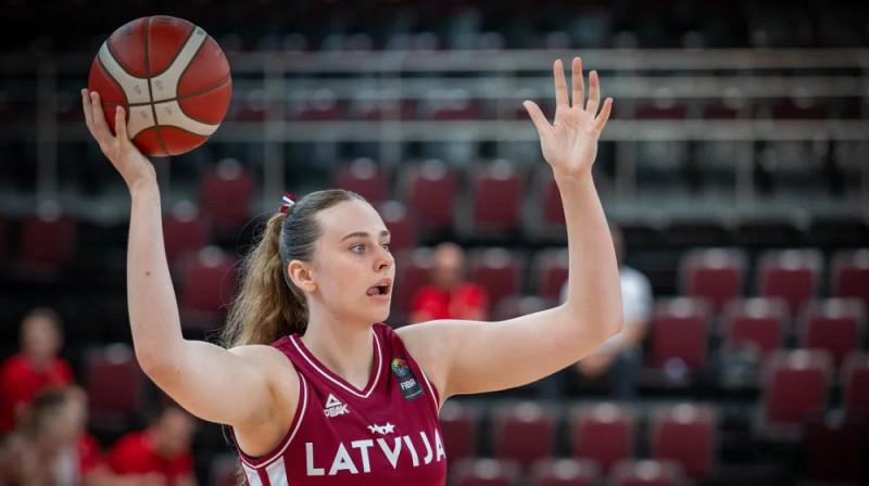 Anna Liepiņa 2026. gada 11. jūlijā. Foto: FIBA