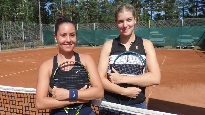 Beatriče Stanjo un Elza Tomase. Foto: savitaipaleopen.fi