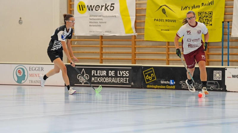 Anna Ankudinova (no labās), foto: Livia, UHC Bremgarten