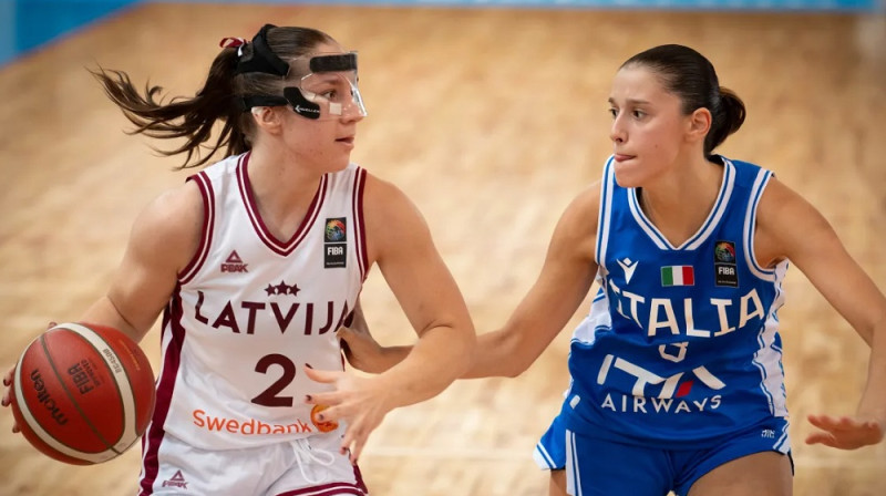 Madara Šmite 2026. gada 10. jūlijā Alītā. Foto: FIBA