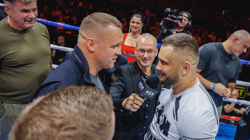 Mairis Briedis un Kristaps Zutis. Foto: KOK Fights