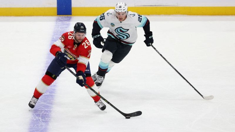 Uvis Balinskis. Foto: IMAGN IMAGES via Reuters Connect/Scanpix