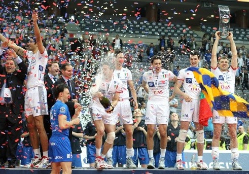 Čempionu līgā volejbolā triumfē "Trentino Volley"