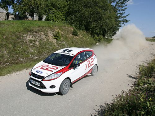 Latvijas rallisti iepazīstas ar jauno ''M-Sport'' sagatavoto ''Ford Fiesta R2''