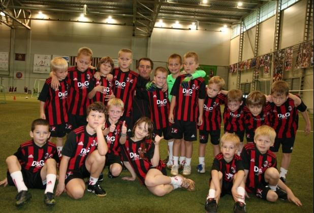 Aizvadīta pirmā diena "Milan Junior Camp"