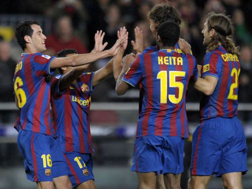 Pedro divi vārti, "Barcelona" pārspēj "Mallorca"