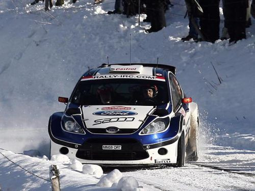 Montekarlo rallijā pēc 1. dienas vadībā Hirvonens, Kubica izstājies