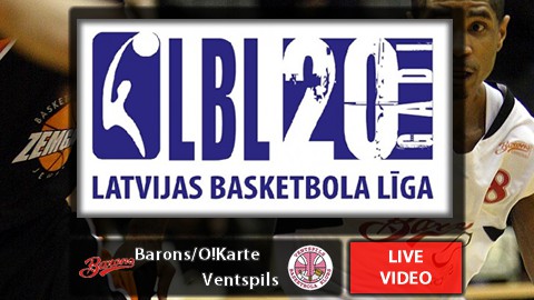 19:30 "Barons/O!Karte" - "Ventspils"