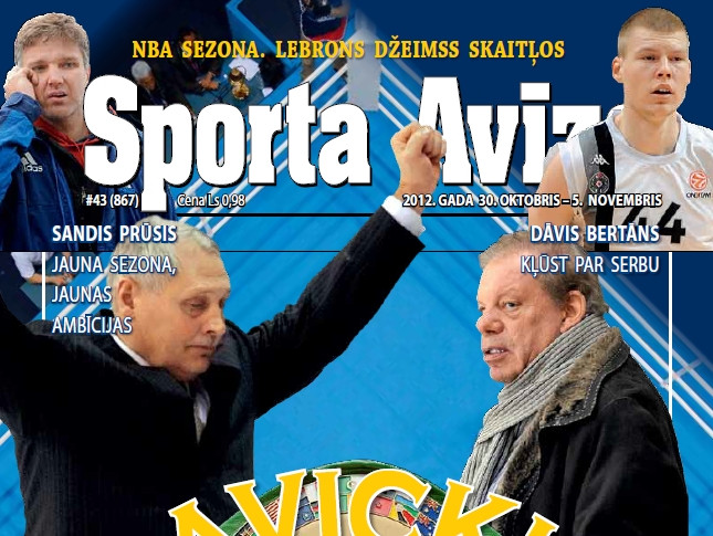 Sporta Avīze. 2012.gada 43.numurs (30.oktobris - 5.novembris)