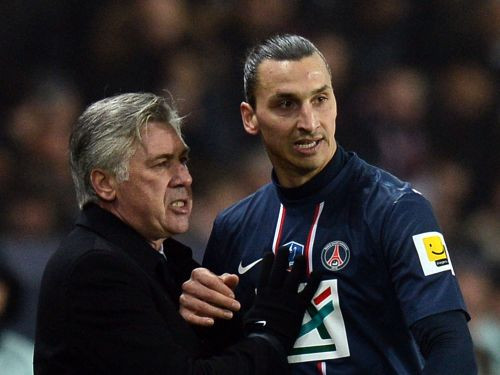 Ibrahimovičs vēlas pamest PSG, Ančeloti noliedz baumas