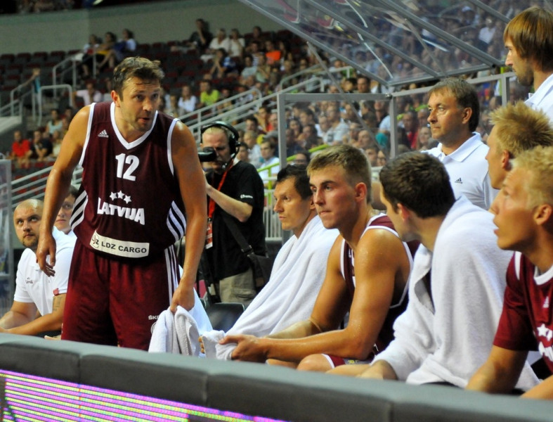 Latvijas basketbola izlase tehnisko apskati izietu ar vieniniekiem