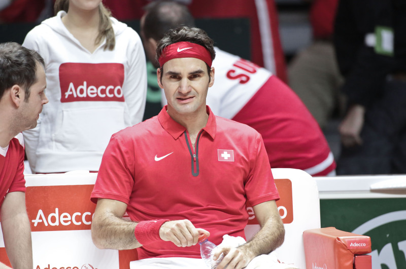 Federers slavē Vavrinku un velta uzvaru komandas biedriem