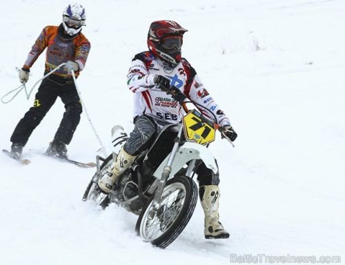 Latvijas čempionāts skijoringā Dignājā 01.02.